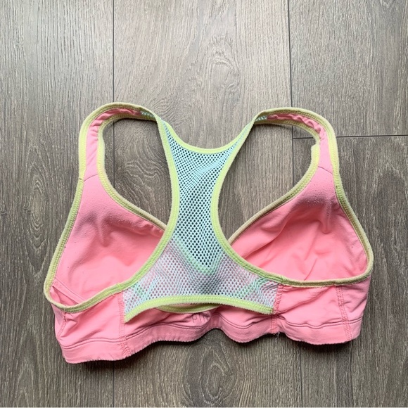 Pink Victoria's Secret Yoga Sports Bra Cropped Tank Top Pink Size Small - Picture 7 of 7